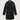 Trench-coat bi-matière cuir noir – Rodier
