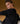 Jersey oversize de cachemir con cuello de pico - Negro