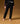 Straight cashmere pants - Black