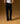 Wide cashmere pants - Black