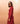 Pull col V - Rouge Vermillion