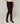 Stretch lambskin leggings - Dark purple