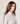 Two-tone sock sweater - Ecru White