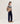 Wide cashmere pants - Navy Blue