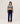 Wide cashmere pants - Navy Blue