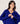 Jersey oversize de cachemir con cuello de pico - Azul Ultramarino