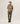 Cashmere turtleneck pullover - Marl taupe