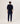 2-ply cashmere jogging pants - Navy Blue