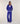 Short merino wool vest - Ultramarine Blue