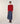 Conjunto twin de lana merino - Rojo