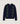 Jersey jacquard con cuello redondo - Azul Marino