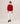 Jersey de lana merino con cuello redondo - Rojo