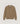 Jersey de lana merino con cuello de pico - Beige oscuro