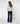 Wide-leg velvet trousers - Marine
