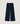 Wide-leg velvet trousers - Marine