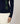Jersey jacquard con cuello redondo - Azul Marino