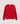 Jersey de lana merino con cuello de pico - Rojo