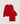 Conjunto twin de lana merino - Rojo