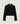 Milano short double-breasted knit jacket - Black