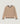 Pull col rond en maille - Beige