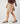 Falda corta de punto - Beige